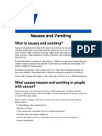 What Is Nausea and Vomiting?