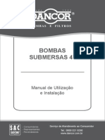 Instalação e funcionamento de bombas submersas