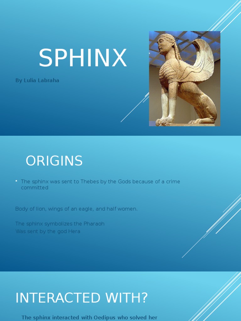 The Sphinx: Myth and Symbolism | PDF