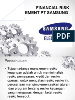 Financial Risk Management PT Samsung