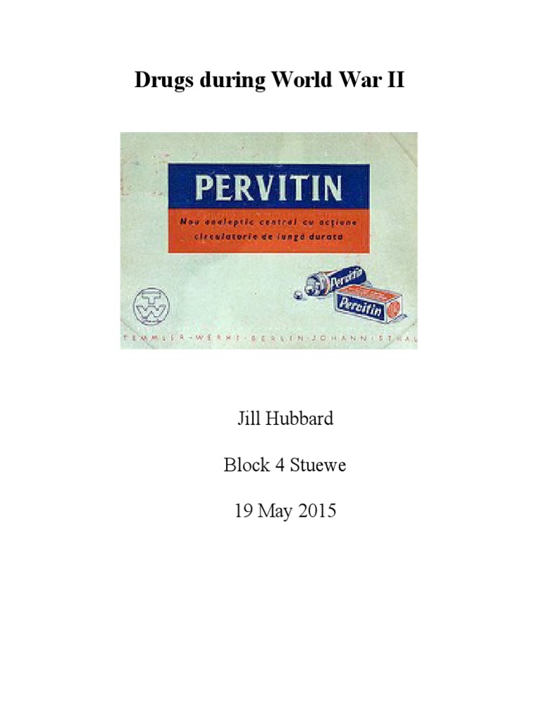 drugs during world war ii Methamphetamine Wehrmacht