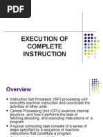 Execution of Instruction