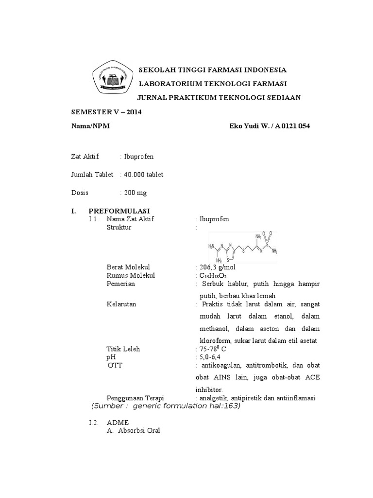 Ibuprofen Pdf