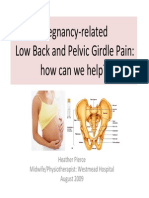 Pregnancy-Related Pelvic Girdle Pain How Can We Help 0809