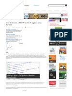 How+to+Create+a+PHP+Website+Template+from+Scratch
