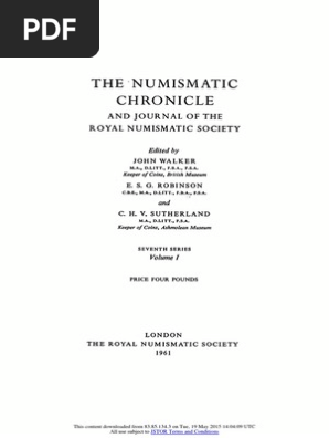 The coinage of Didius Julianus and his family / [A.M. Woodward]