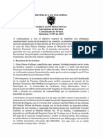 Comunicado de Prensa: Sentencia T-099 de 2015