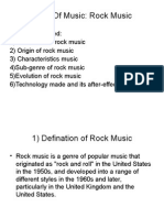 Style of Music-Rock Music