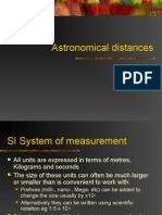 Astronomical Distances