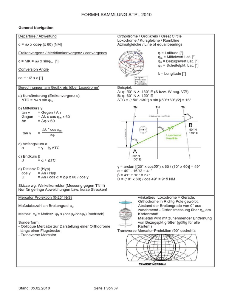 IPN ATPL German-Formulas | PDF