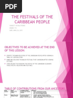 Festivals of The Caribbean People