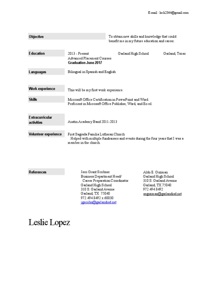 Resumeexample | PDF