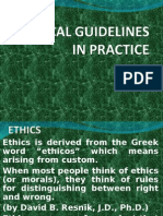 Ethics, Iap, Apta, WCPT