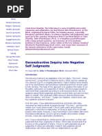 Deconstructive Self-Enquiry Protocol