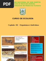 Cap III. Organismos