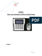 Time and Attendance Quick Setup - X629U