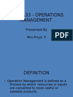  Operations Management