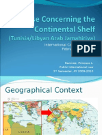 Case Concerning The Continental Shelf (Tunisia/Libyan Arab Jamahiriya)