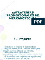 Estrategias Promocionales de Mercadotecnia