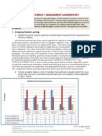 part c  literacy assessment commentary