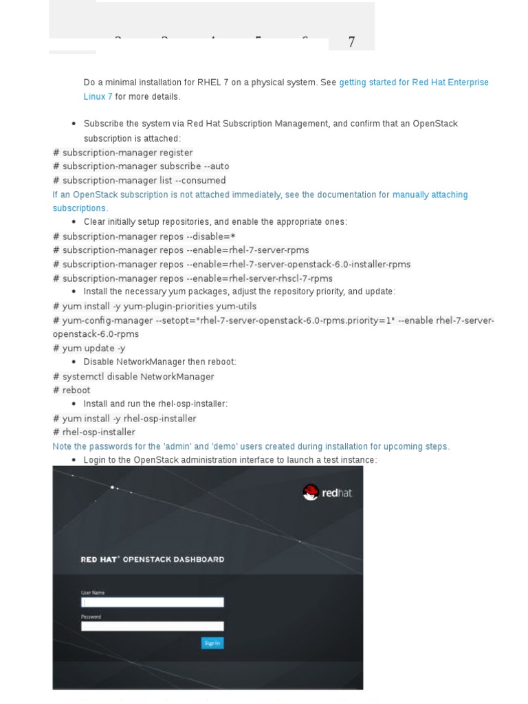 Packstack Installation on RHEL 7 | PDF