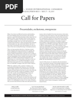 Call For Papers: Precariedades, Exclusiones, Emergencias