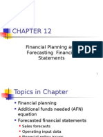 Ch.12 - 13ed Fin Planning & Forecasting