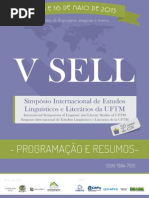Caderno de Resumos Sell 20153