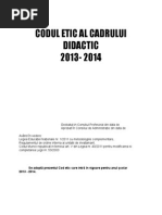 Codul Etic Al Cadrului Didactic