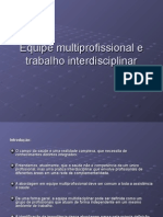 Trabalho Psicologia Hospitalar Equipe Multiprofissional e Trabalho Interdisciplinar