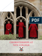 Choristerships at New College