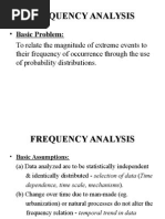 Frequency Analysis in Hydrology