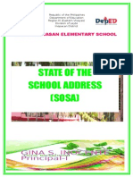 State of The School Address (SOSA) : Maljo-Jubasan Elementary School