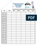 Horario MEFST