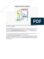 Estado de Agregación de La Materia