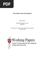 Who really leads Development?