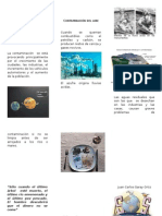 Triptico Contaminación