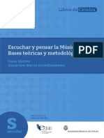 ￼￼￼￼￼￼￼￼￼￼￼￼￼Escuchar y pensar la Música. Bases teóricas y metodológicas Favio Shifres María Inés Burcet (coordinadores) ￼￼￼￼￼￼￼￼￼￼￼￼￼￼￼￼￼￼￼￼￼￼￼￼￼￼￼￼￼￼￼￼￼￼￼