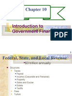 Chapter 10 - Introduction To Government Finance