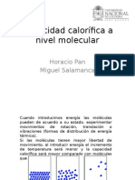 Capacidad Calorifica a Nivel Molecular