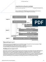 LTE Protocol Stack Layers