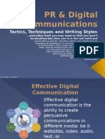 PR & Digital Communications