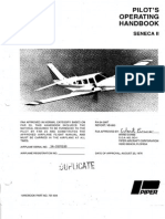 Piper Seneca 2 Pilot Operating Handbook (POH)