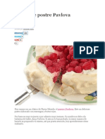 Receta de Postre Pavlova