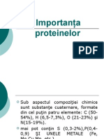 c7 Importanta  proteinelor