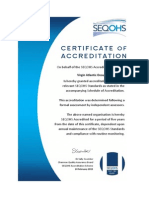 SEQOHS Certificate