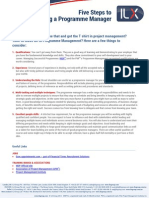Five Steps Become Project Manager PDF