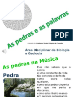 As Pedras e as Palavras (maio 2015)