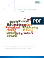 IndustryARC: Hair Care Market Thailand (2015 - 2020)