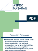 Aspek Pemasaran BPM